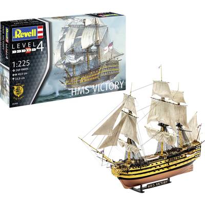 Revell 65408 RV Model Set HMS Victory Fartygsmodell byggsats 1:225