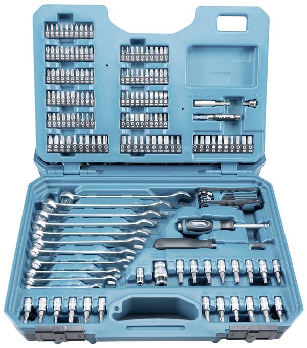 Makita  E-10883 Verktygsset Hantverkare i väska 221 delar