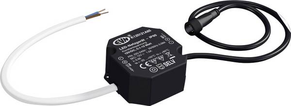 <br>  EVN<br>  K120121A65<br>  LED transformator<br>  <br>  Konstantspänning<br>  <br>  <br>  12 V/DC<br>  Outdoor, möbelregistrering, Överbelastningsskydd<br>