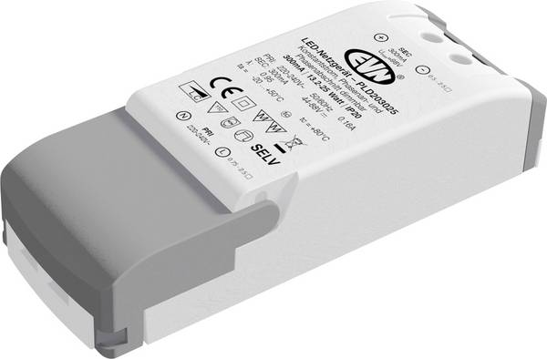 EVN PLD203025 LED driver Konstantström 300 mA möbelregistrering 1 st
