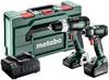 Metabo BSLBL+SSD200LTBL -Slagborrmaskin batteri, Slagskruvdragare batteri inkl. 1x batteri, inkl. laddare