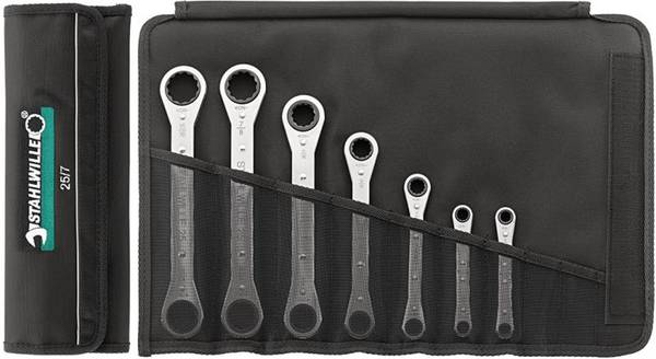Stahlwille 96415601 25A/7 N Dubbel spärrnyckel set