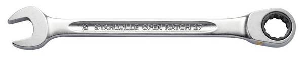 Stahlwille 40171515 17F 15 FLACH Ringspärrnyckel  8 - 19 mm