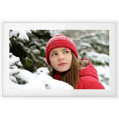 Denver PFF 1021 Digital WiFi-bildram 25.7 cm 10.1 tum EEK: C (A - G) 1280 x 800 Pixel 16 GB Vit