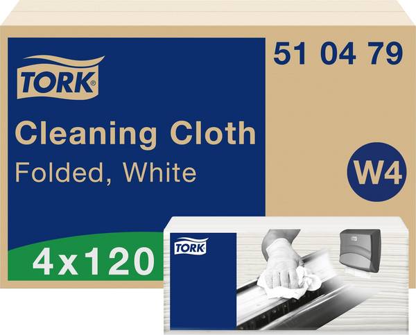 TORK 510479  Rengöringsdukar för förarrum 1 ark
