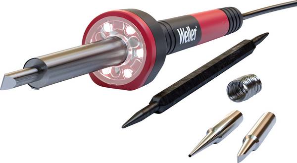 Weller WLIRK6023C Lödkolvset 230 V 60 W Konisk, Mejselformad 427 °C (max) inkl. Förvaring, inkl. Lödtenn, Inkl. LED-belysning