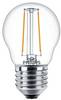 Philips LED 34776200 LED-lamp EEK E (A - G) E27 Droppform 2 W = 25 W Varmvit (Ø x H) 45 mm x 78 mm Filament 1 st