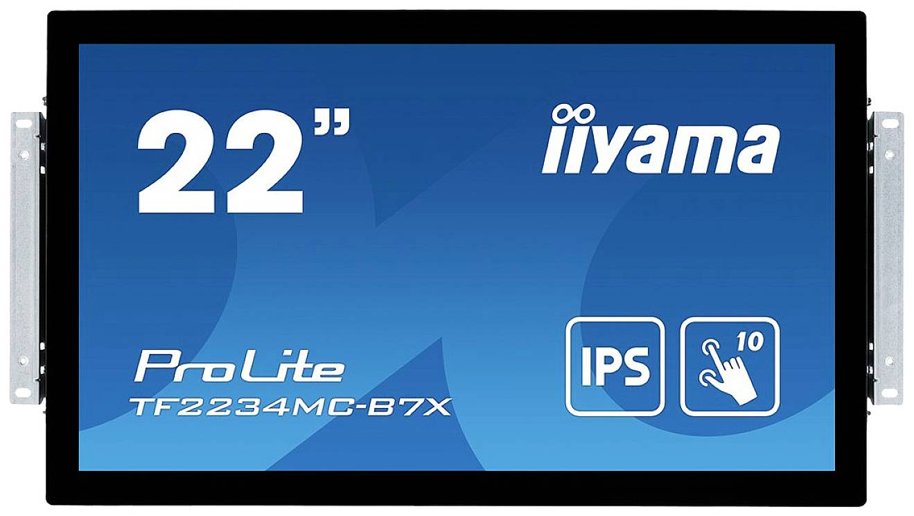 22-tums iiyama ProLite-skärm, modell TF2234MC-B7X, med IPS-teknik och multi-touch-funktionalitet.