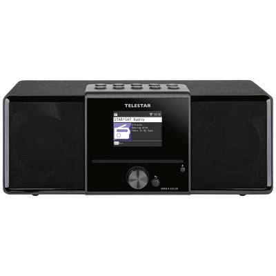 Internet-CD-radio Telestar DIRA S 32i CD DAB+, Internet, FM Inspelningsfunktion, inkl. fjärrkontroll, Väckningsfunktion
