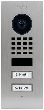 DoorBird  D1102V Unterputz    IP Video-porttelefon  WiFi, LAN  Utomhusenhet    Rostfritt stål V4A (borstat)