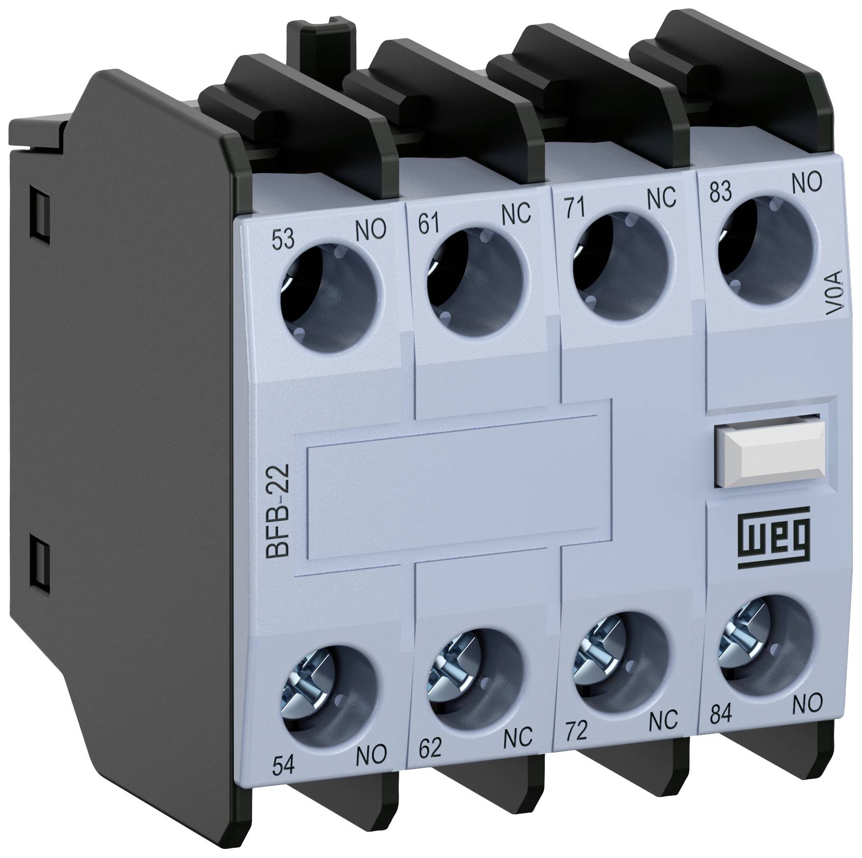 WEG BFB-20 EN Hjälpkontaktblock 2 NO Piece 1 st