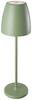 Megatron MT68052 TAVOLA LED-utomhusbordslampa 2 W Varmvit Salviagrön