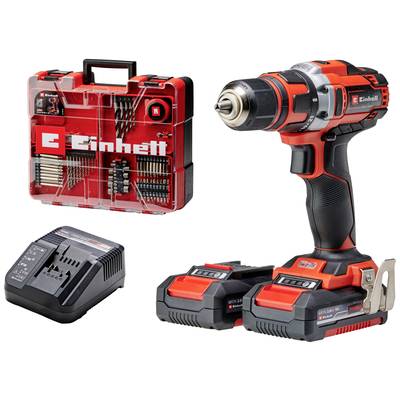 Einhell Power X-Change TE-CD 18/40 Li +69 (2x2,0 Ah) 4513934 Borrskruvdragare batteri 18 V 2.0 Ah Li-Ion inkl. väska, in