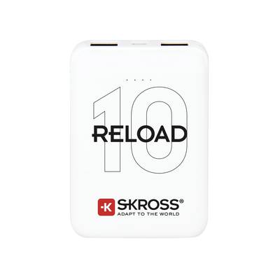 Skross Reload 10 Powerbank 10000 mAh Li-Ion Vit Statusindikering