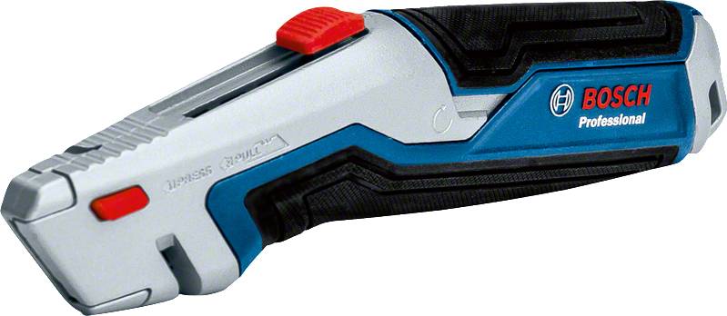 Sladdlös skruvdragare från Bosch Professional, med blå-svart design och röd strömbrytare, lämplig för hemmafixarjobb.
