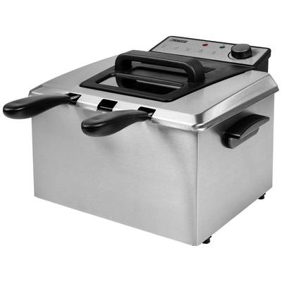 Princess 185000 Kallzons fritös 5 l 3270 W Svart, Silver (matt)