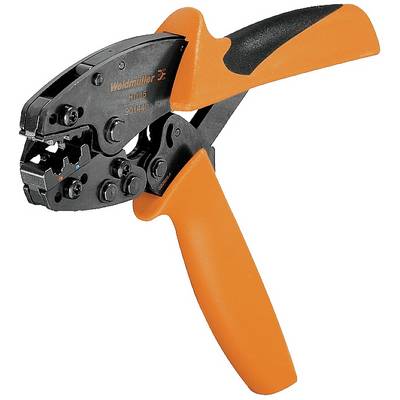 Avbitartång med orange handtag och svart huvud, används för precisionsavkrimpning av kablar; litet, hanterligt verktyg.