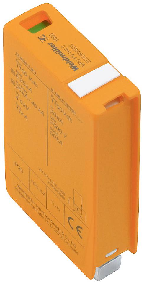 Weidmüller 2795590000 VPU PV I+II 0 1500 E Överspänningsskydd-avledare 30 kA 1 st