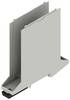 Weidmüller CH20M22 B FE AGY/BK 3747 Baselement stängt, med ventilationshål, för DIN-skena 22.5 x 109.3 Plast Grå 500 st