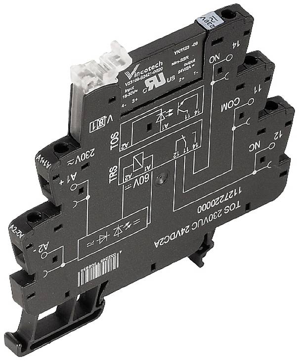 Weidmüller Halvledar-relä 2662930000 Växelspänning (max.): 250 V/AC 10 st