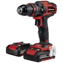 Einhell TE-CD 18/40 Li-i +64 (2x2,0Ah) 2-växel-Slagborrmaskin batteri inkl. 2x batterier, inkl. laddare, inkl. väska