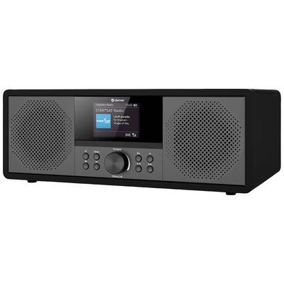 En digital radio med display visar kanalen 'STAR'SAT Radio'. Låten 'Shape of You' spelas. Flera knappar och en volymreglage syns.