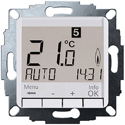 Eberle 527820455103 UTE 4800 / weiß Rumstermostat Infälld Dagsprogram 1 st