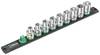 Wera C 4 Zyklop Hylsnyckelsats imperial 1/2" 9 delar 05005460001
