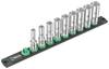 Wera B Deep Hylsnyckelsats imperial 3/8" 9 delar 05005440001