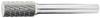 Hazet 9032-06ZY Frässtift Cylinder Mått - Diameter Ø 10 mm Effektiv längd 19 mm Skaft-Ø 6 mm