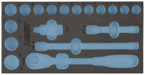 Hazet 163-191L 163-191L Skumgummiinlägg  (L x B) 342 mm x 172 mm