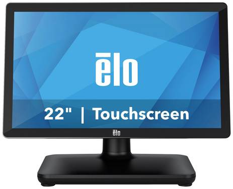 elo Touch Solution EloPOS™ Touchscreen   54.6 cm (21.5 tum) 1920 x 1080 pixel 16:9 14 ms USB 2.0, USB 3.0, Micro USB 2.0, RJ45, Gigabit-LAN (1 Gbit/s) , USB-C®, Hörlurar (3.5 mm), Bluetooth, Wi-Fi 5 (IEEE 802.11 ac/n/g/b/a)