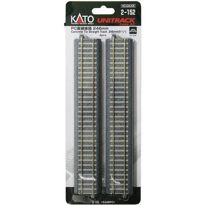 H0 Kato Unitrack 2-152 Rakt spår 246 mm 4 st