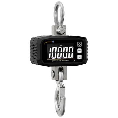 PCE Instruments Kranvåg Vägningsområde 1000 kg batteri Svart