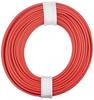 Donau Elektronik 150-010 Flätad kabel 1 x 0.50 mm² Röd 10 m