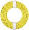 Donau Elektronik 150-013 Flätad kabel 1 x 0.50 mm² Gul 10 m