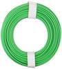 Donau Elektronik 150-014 Flätad kabel 1 x 0.50 mm² Grön 10 m