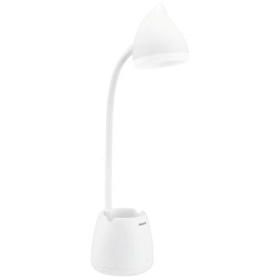 Philips Hat DSK213 PT 8719514443778 Sladdlös bordslampa LED LED 4.5 W Vit