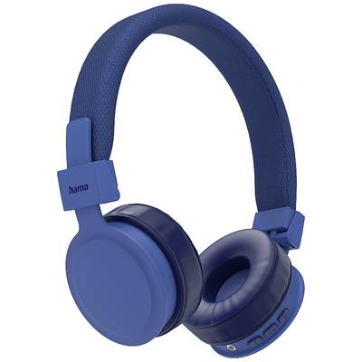 Hama Freedom Lit On-ear headset Bluetooth Stereo Blå Hopfällbara, Headset, Volymkontroll