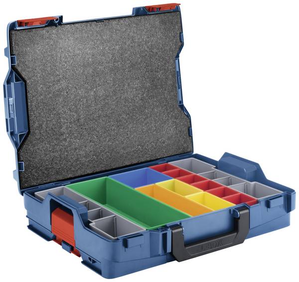 Bosch Professional L-BOXX 102 & Inset Boxen 13tlg. 1600A016NA Transportväska ABS Blå (L x B x H) 357 x 442 x 117 mm