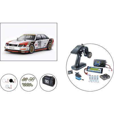 Tamiya 1:10 RC modellbil Elektrisk Touringbil Audi V8 Tourenwagen, Set Borst motor Byggsats 2,4 GHz