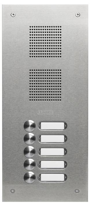 Grothe TS 788 1-5 Porttelefon Utomhusenhet Rostfritt stål V2A (borstat)