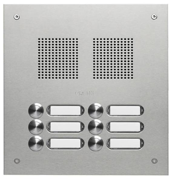 Grothe TS 788 2-3 Porttelefon Utomhusenhet Rostfritt stål V2A (borstat)