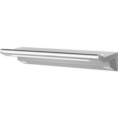 LED-lampa: silver, rektangulär, väggmonterad, modern.