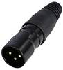 Rean AV RCX3M-Z-002-1 XLR-kontakter Kontakt hane rak Antal poler: 3 1 st