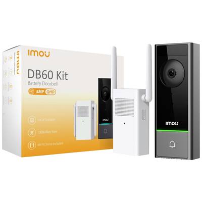 IMOU DB60/DS21-PEUR-imou Trådlös dörrklocka Komplett set