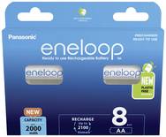 eneloop eneloop HR06 Laddbart batteri AA (R6) NiMH 2000 mAh 1.2 V 8 st