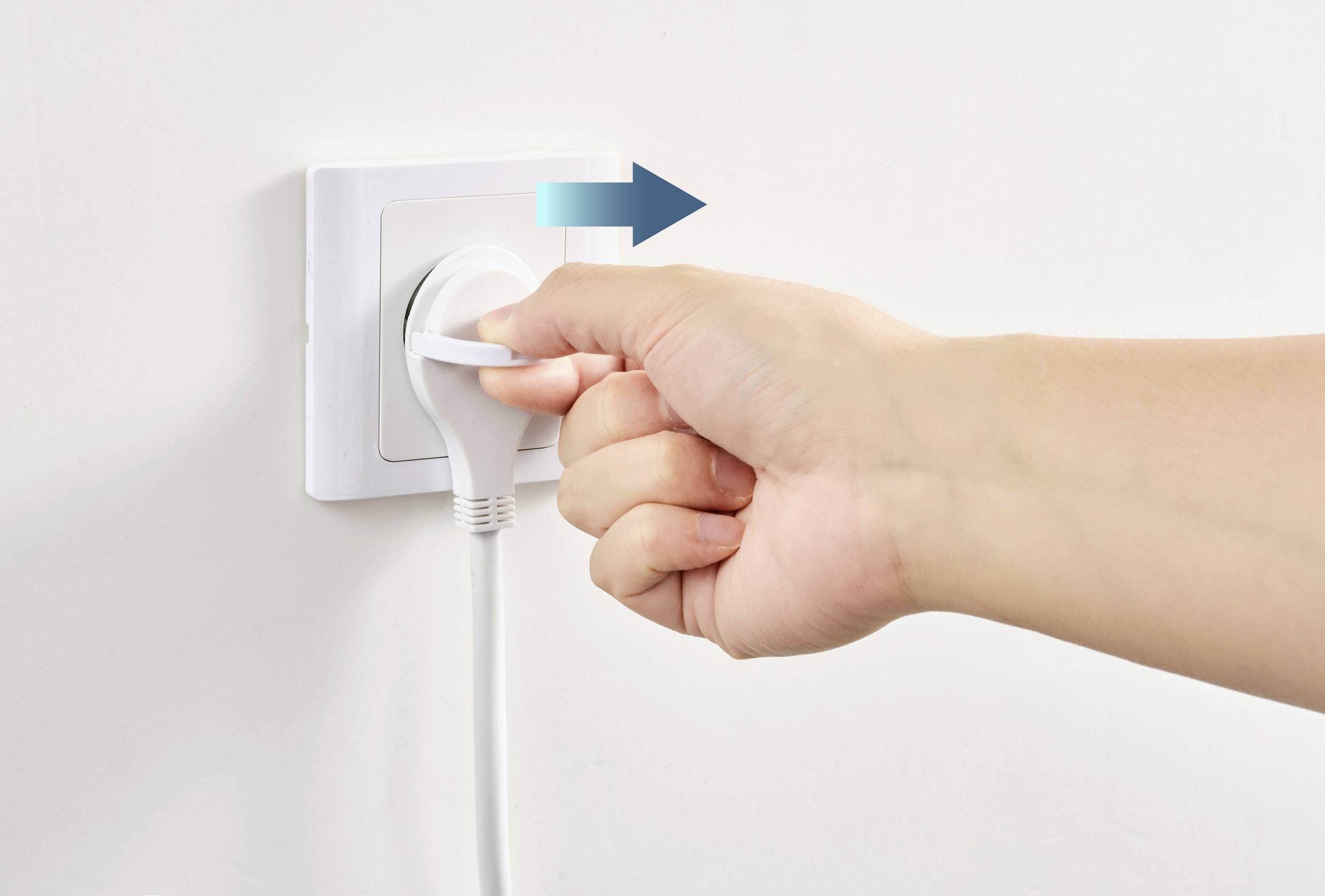 Sygonix SY-5228510 Förgreningsdosa med brytare 4x Vit Skyddskontakt 1 st-10