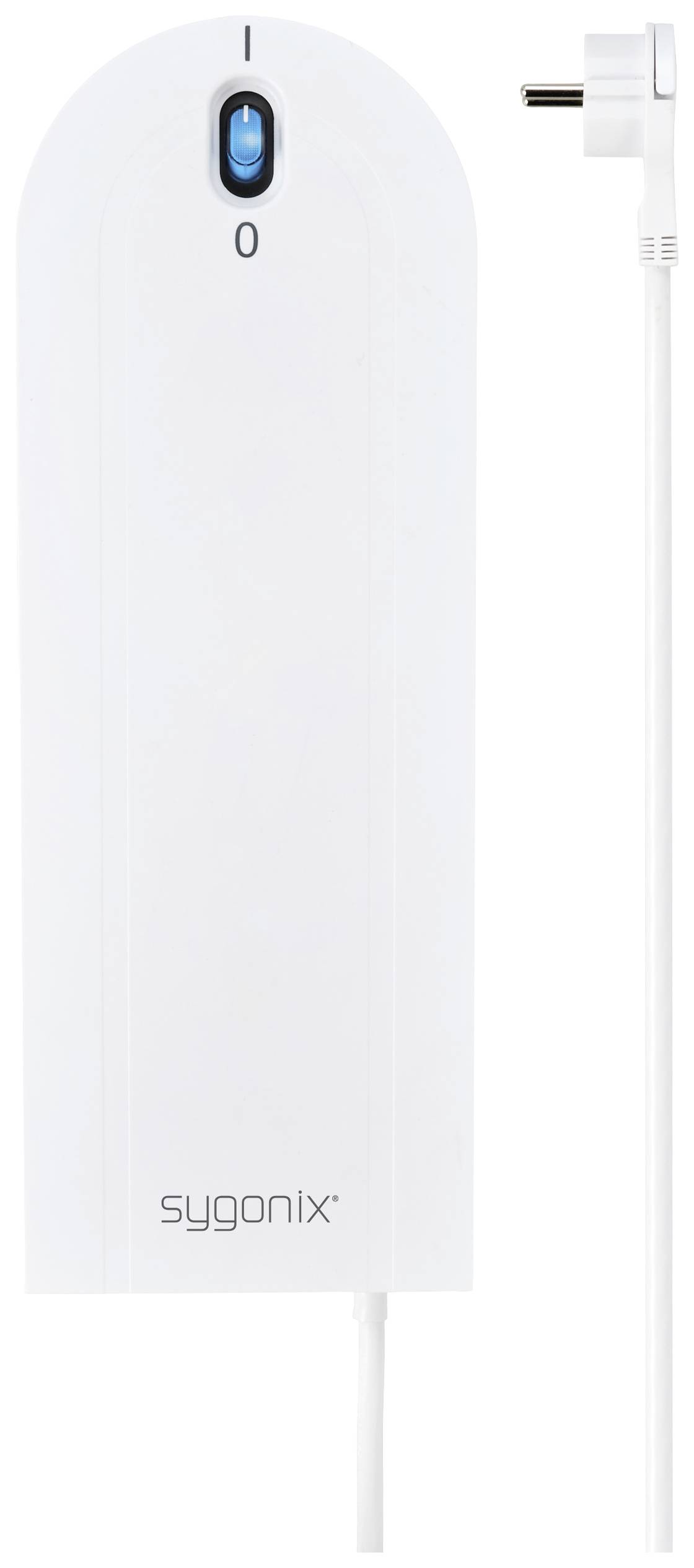Sygonix SY-5228510 Förgreningsdosa med brytare 4x Vit Skyddskontakt 1 st-2