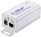 G2Wire 2Gbps PoE via 2Wire-transceiver, rektangulärt, metalliskt enhetsutseende. Anslutningar för ström och nätverk synliga.